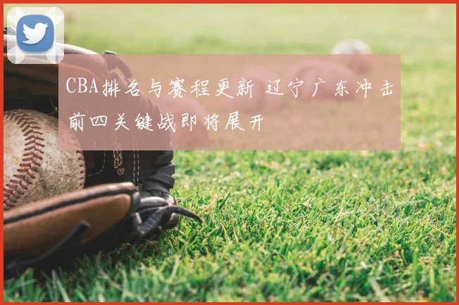 CBA排名与赛程更新 辽宁广东冲击前四关键战即将展开